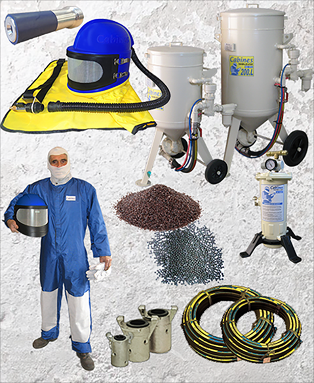 Sandblasting equipments