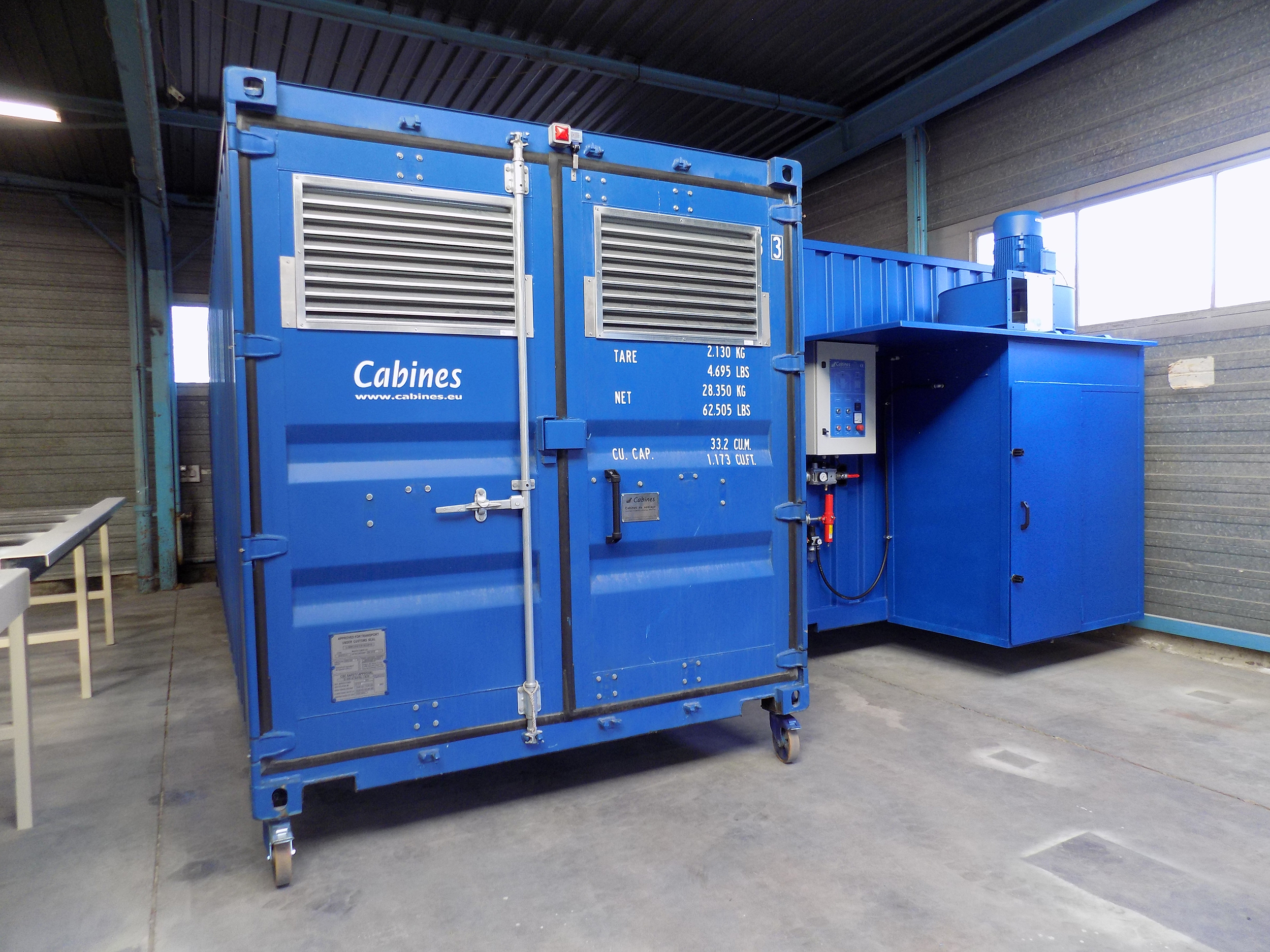 Cabines] Cabine de sablage